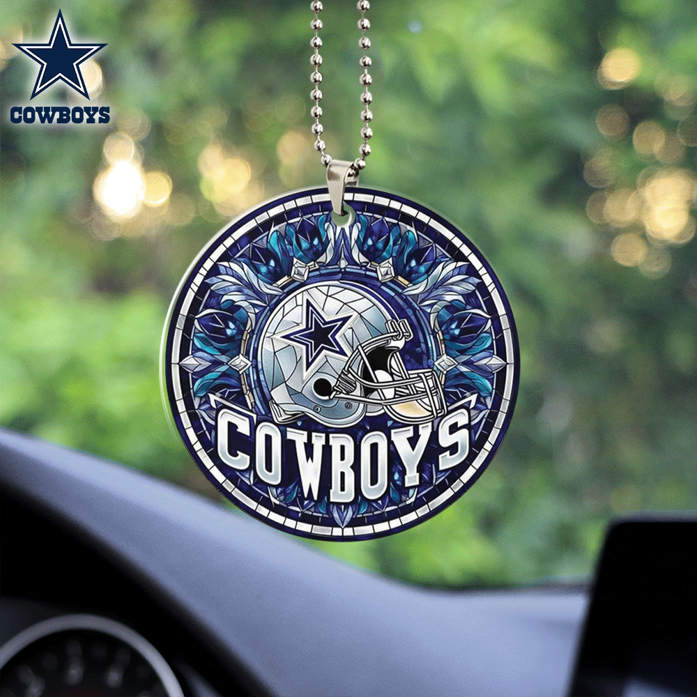 Dallas Cowboys Custom Shape 2-sided Acrylic Car Ornament Gift