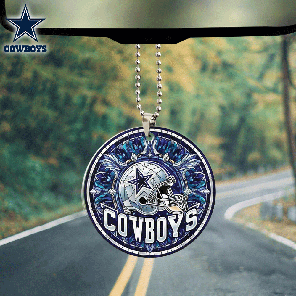 Dallas Cowboys Custom Shape 2-sided Acrylic Car Ornament Gift