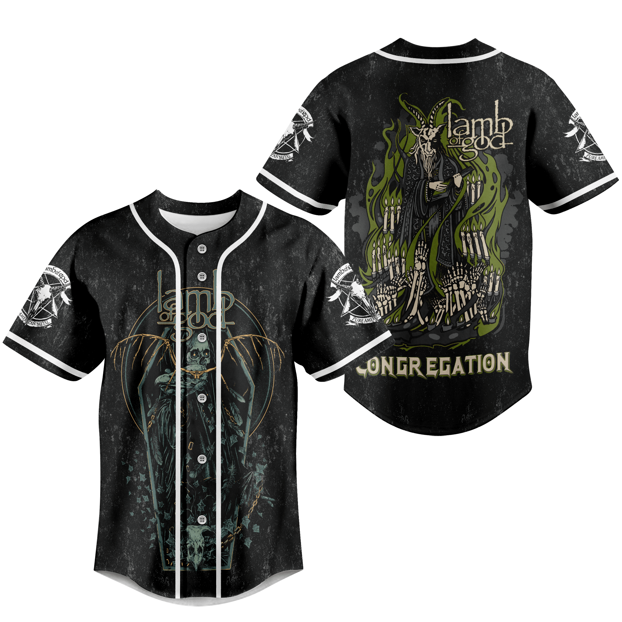 Lamb Of God Congregation Baseball Jersey For Men Women And Kids Gift