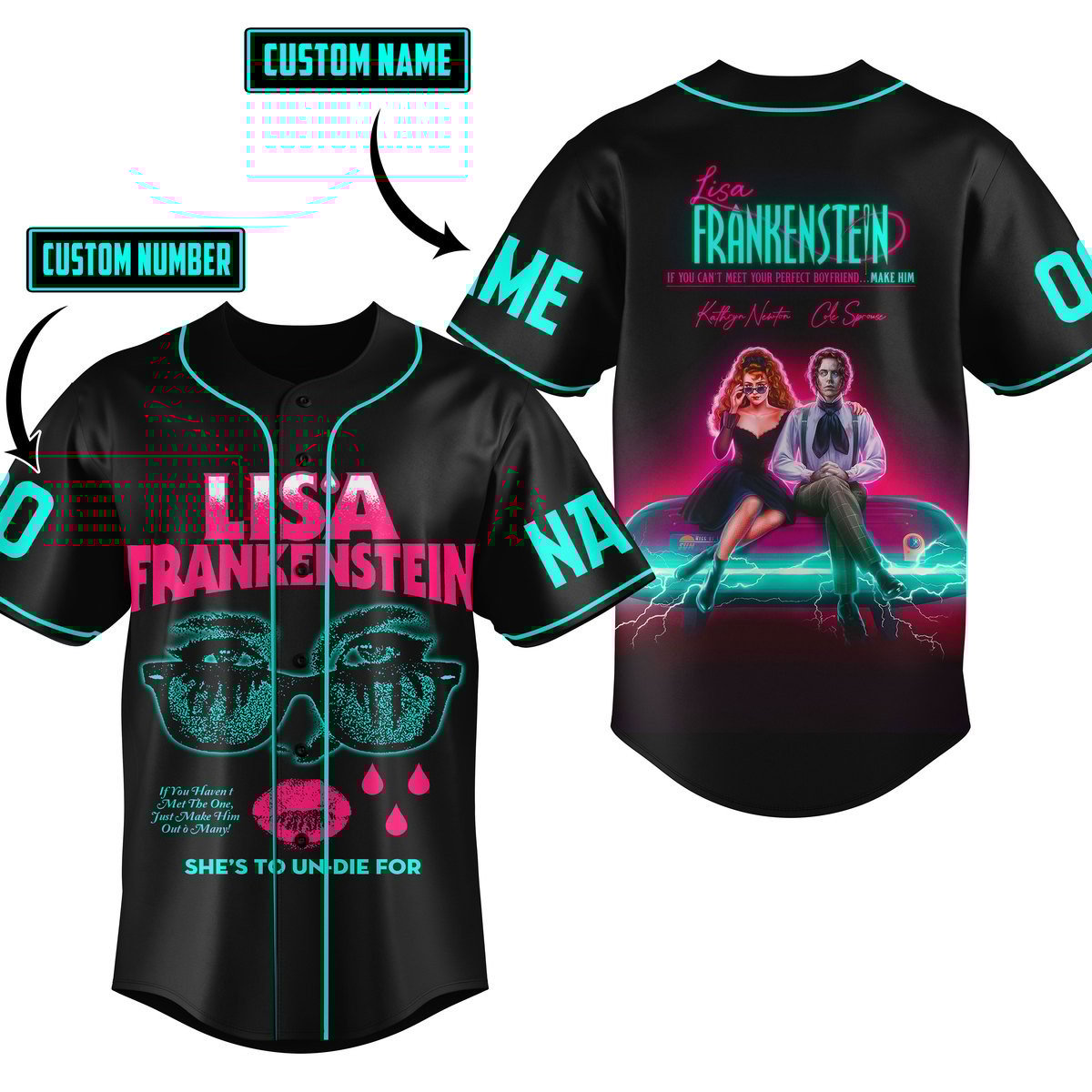 Lisa Frankenstein Baseball Jersey For Men Women And Kids Gift