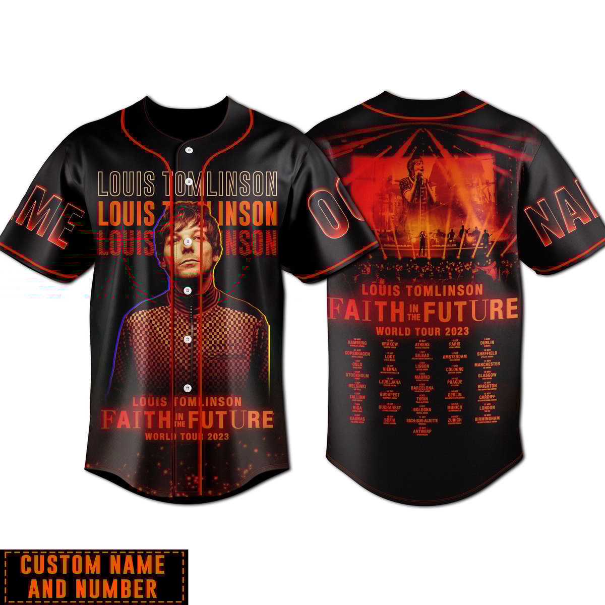 Louis Tomlinson Baseball Jersey For Men Women And Kids Gift