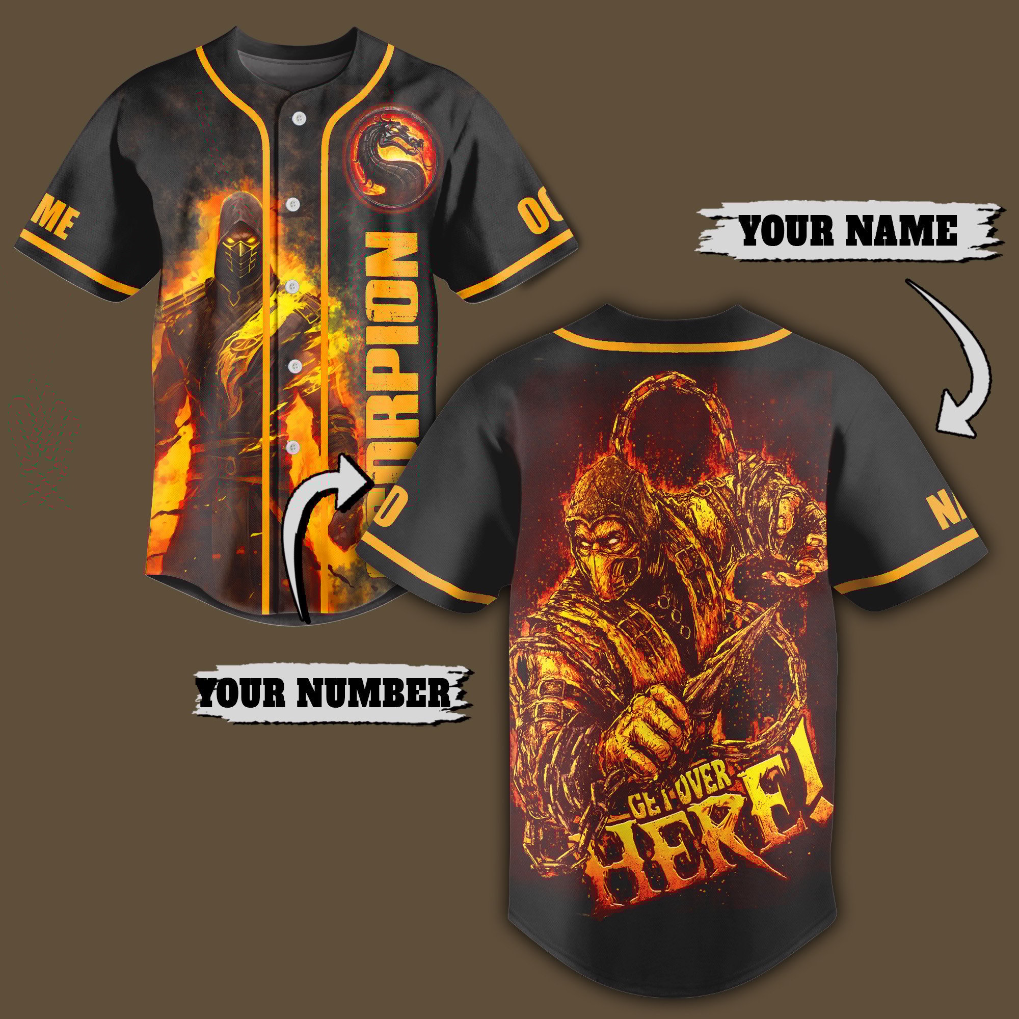 Mortal Kombat Baseball Jersey For Men Women And Kids Gift