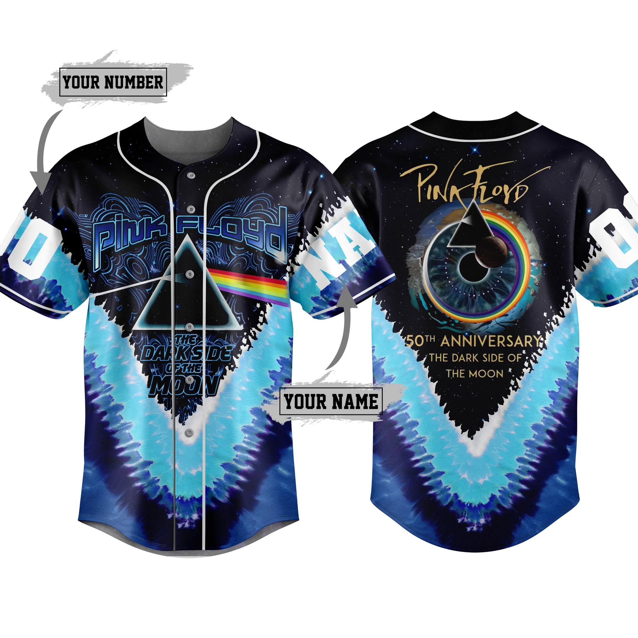 Pink Floyd Baseball Jersey For Men Women And Kids Gift