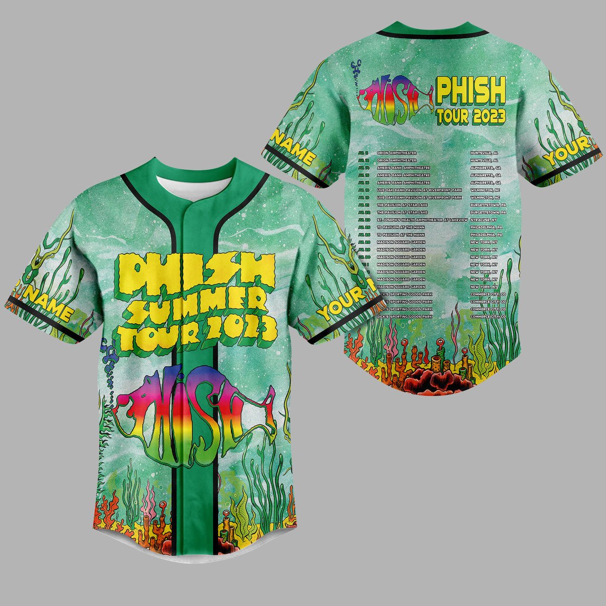 Phish Summer Tour Baseball Jersey For Men Women And Kids Gift