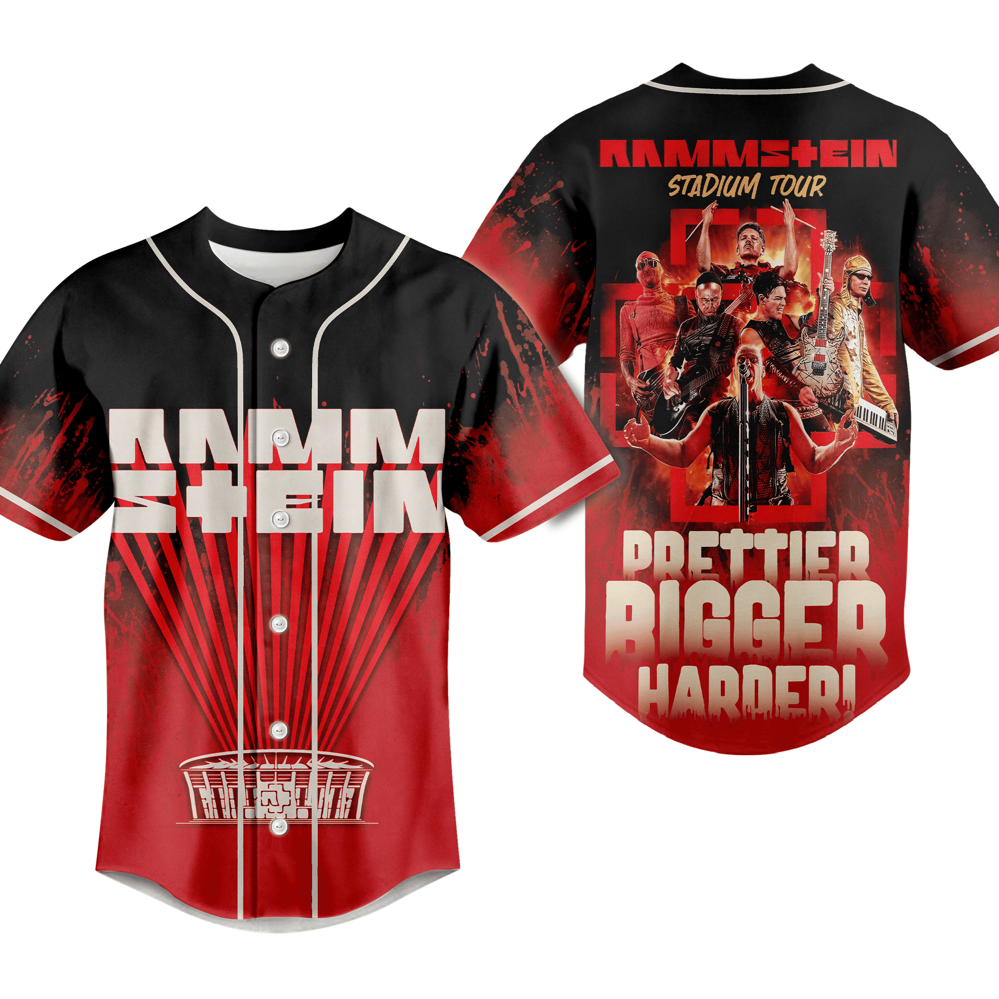 Rammstein Baseball Jersey For Men Women And Kids Gift