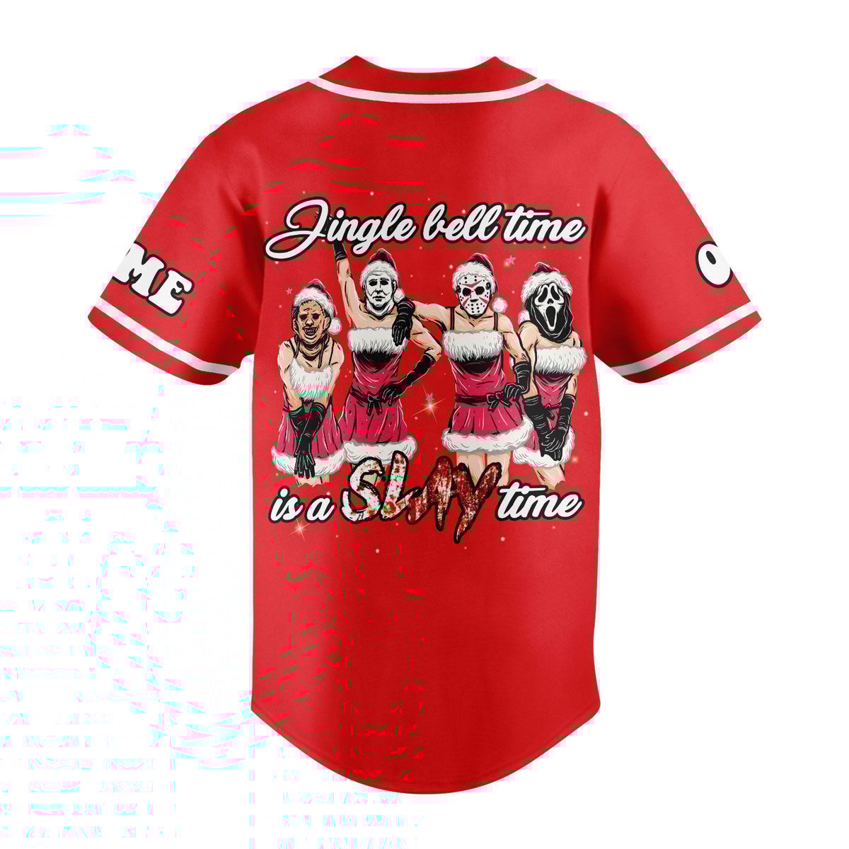 Santa Where You At Horror Baseball Jersey For Men Women And Kids Gift