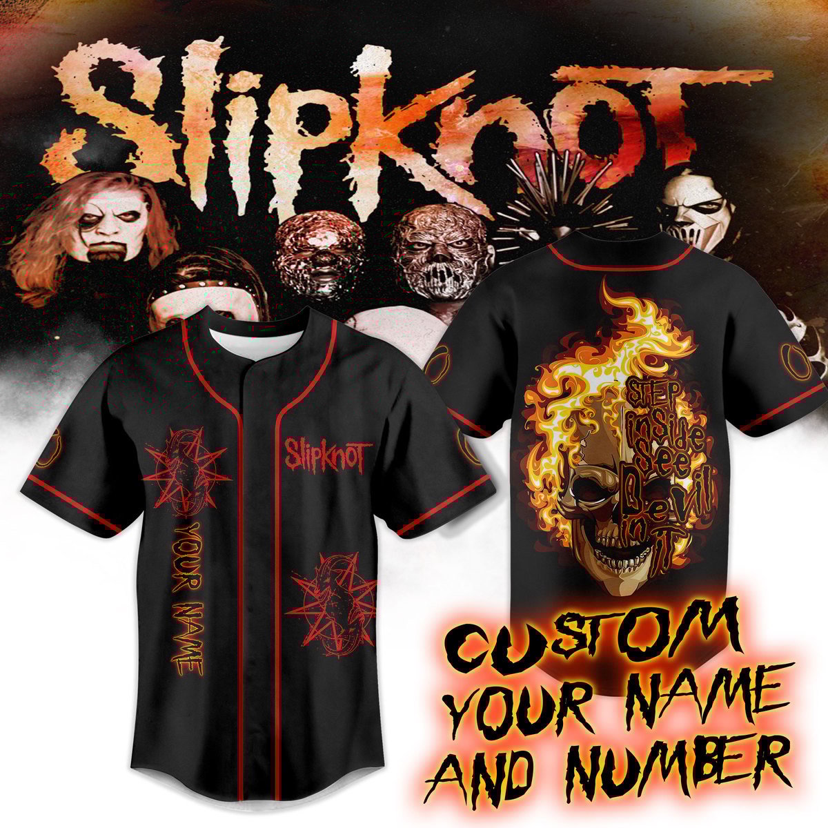 Slipknot Baseball Jersey For Men Women And Kids Gift