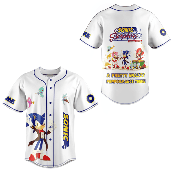 Sonic the Hedgehog Baseball Jersey For Men Women And Kids Gift