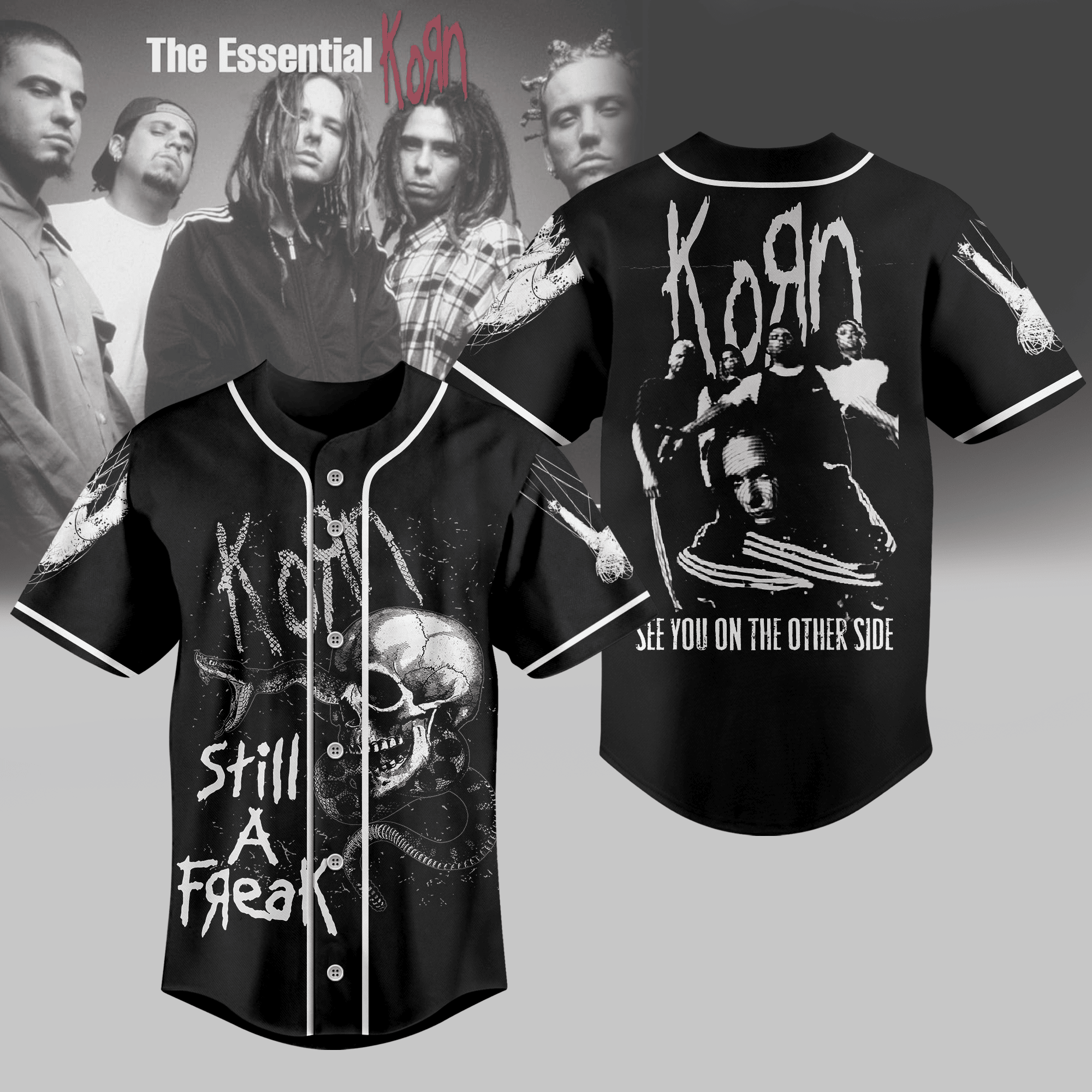Still A Freak The Essential Korn Baseball Jersey For Men Women And Kids Gift