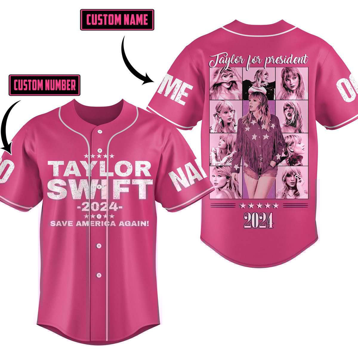 Taylor Swift Baseball Jersey For Men Women And Kids Gift