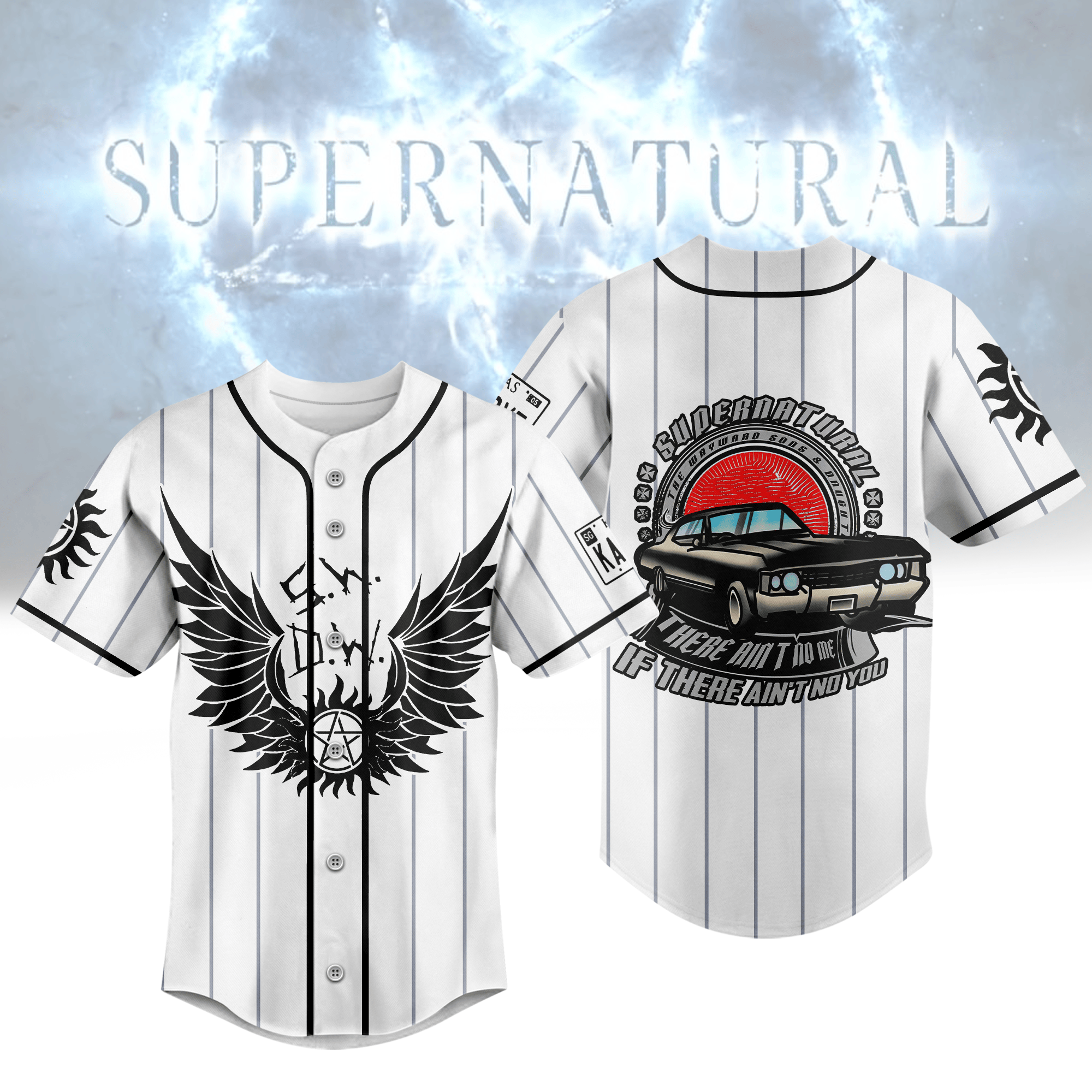 Supernatural Baseball Jersey For Men Women And Kids Gift