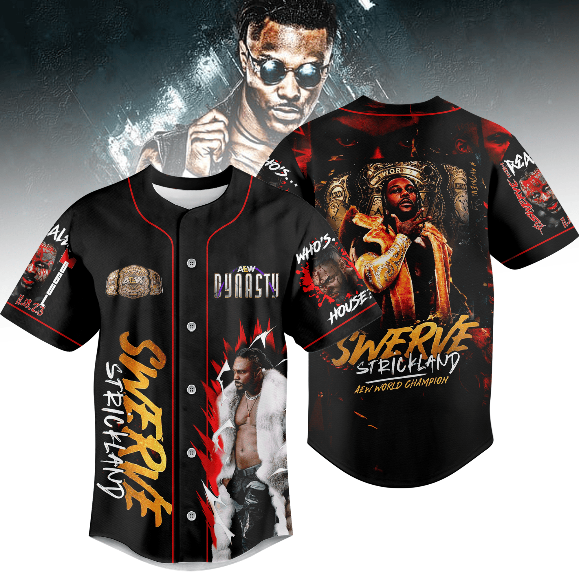 Swerve Strickland Baseball Jersey For Men Women And Kids Gift