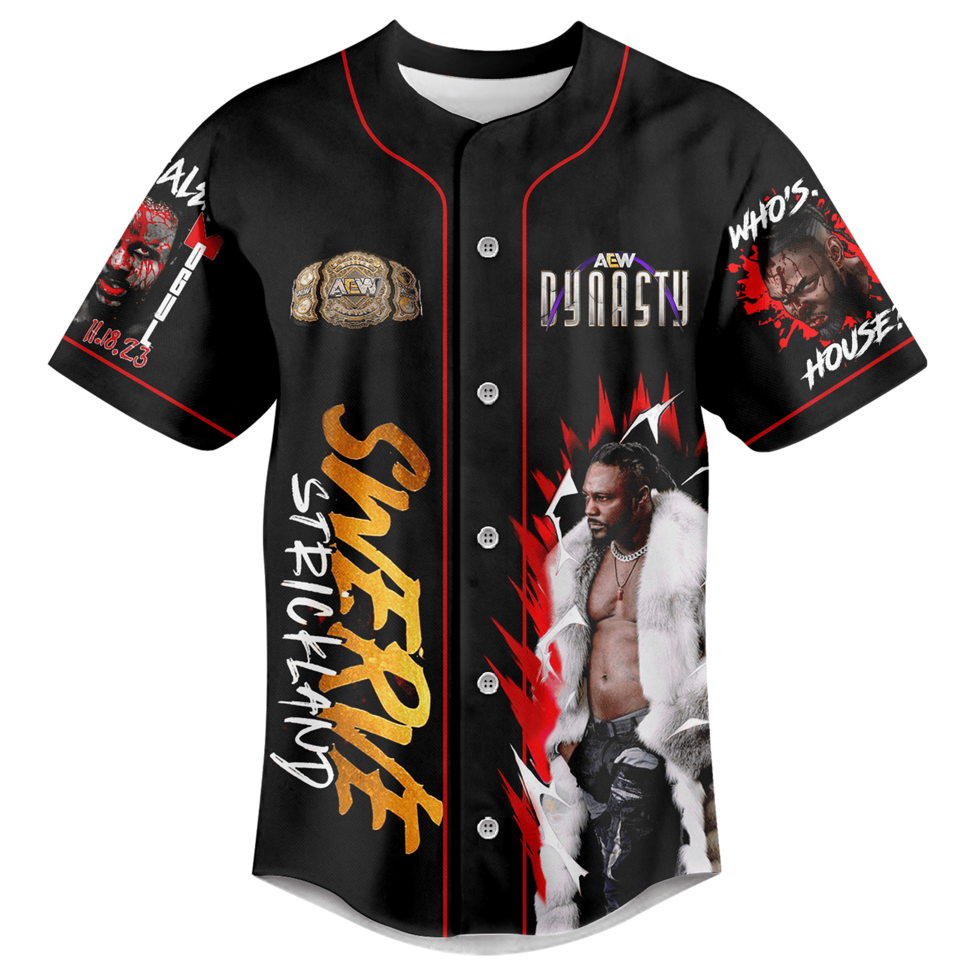 Swerve Strickland Baseball Jersey For Men Women And Kids Gift