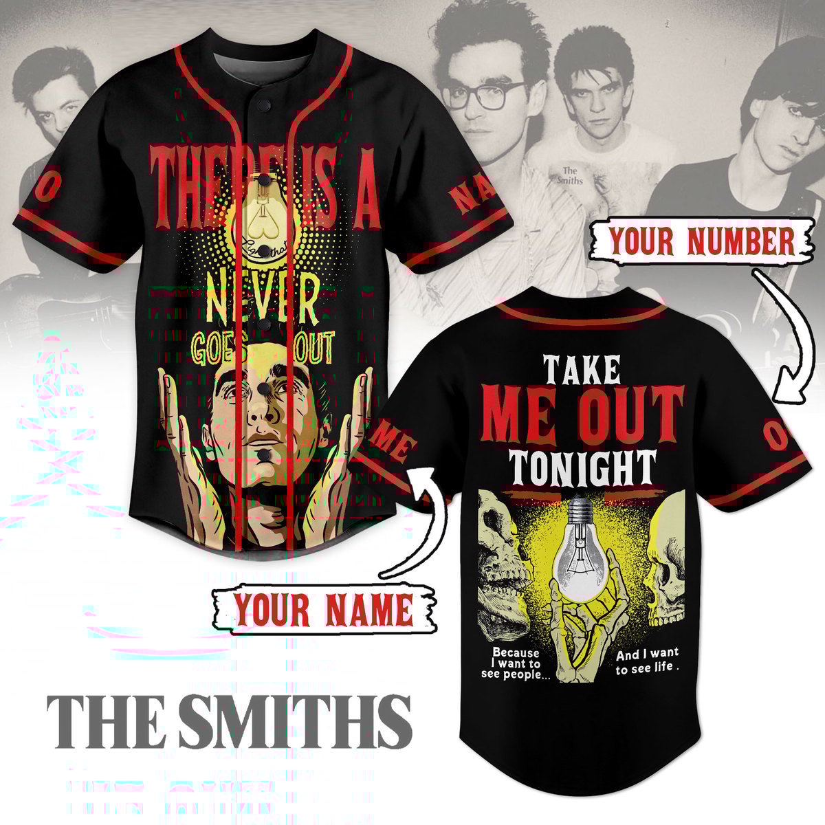 The Smiths Baseball Jersey For Men Women And Kids Gift