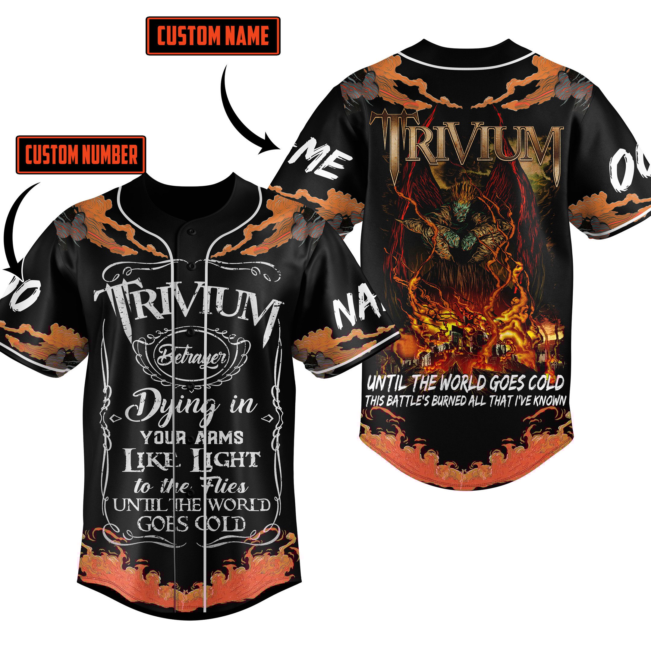 Trivium Baseball Jersey For Men Women And Kids Gift