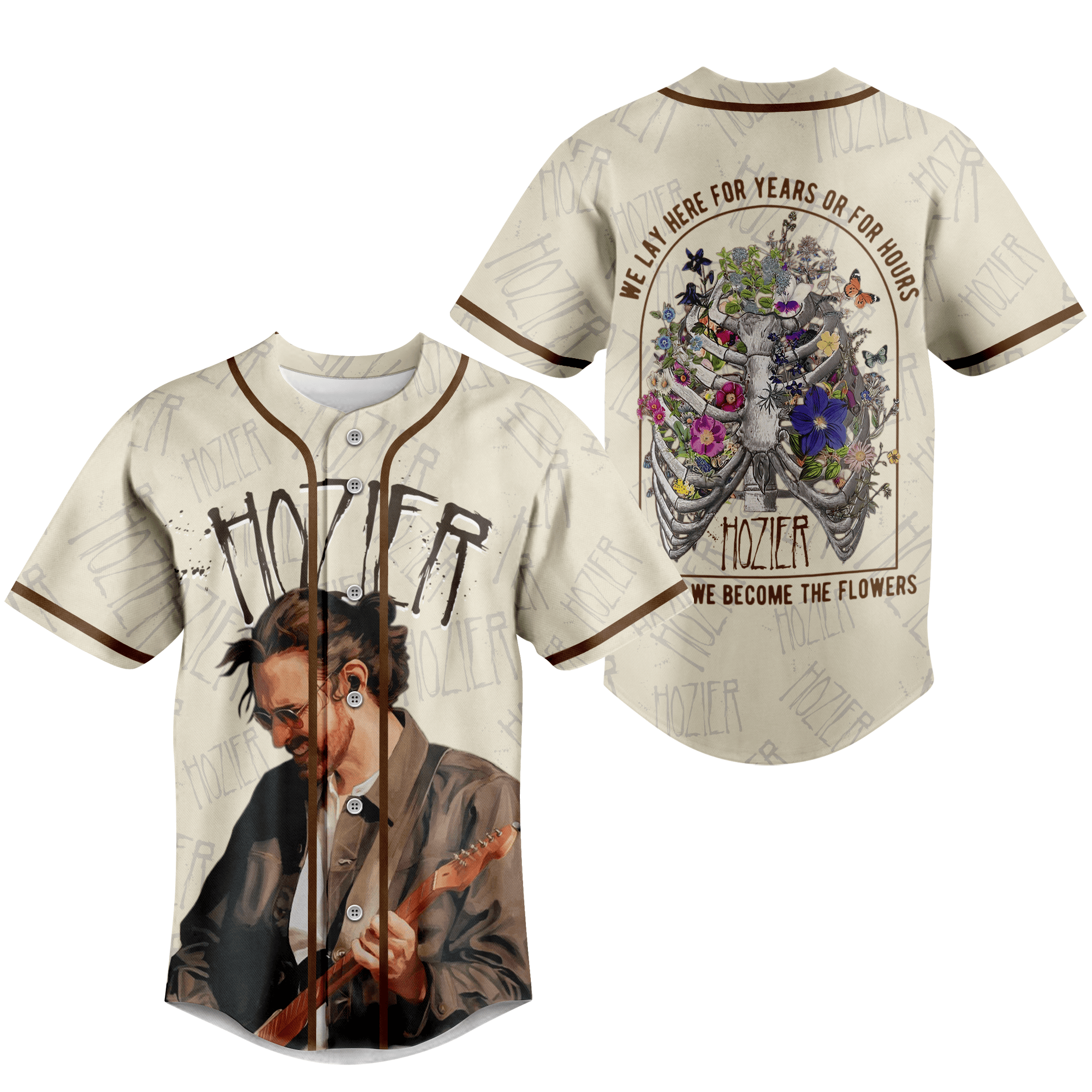 We Lay Here For Years Or For Hours Hozier Baseball Jersey For Men Women And Kids Gift