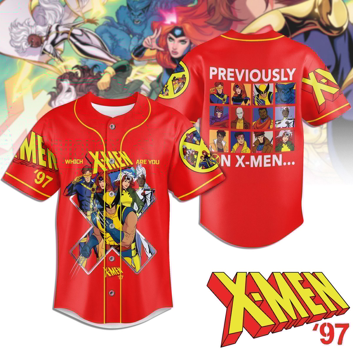 X-Men Baseball Jersey For Men Women And Kids Gift