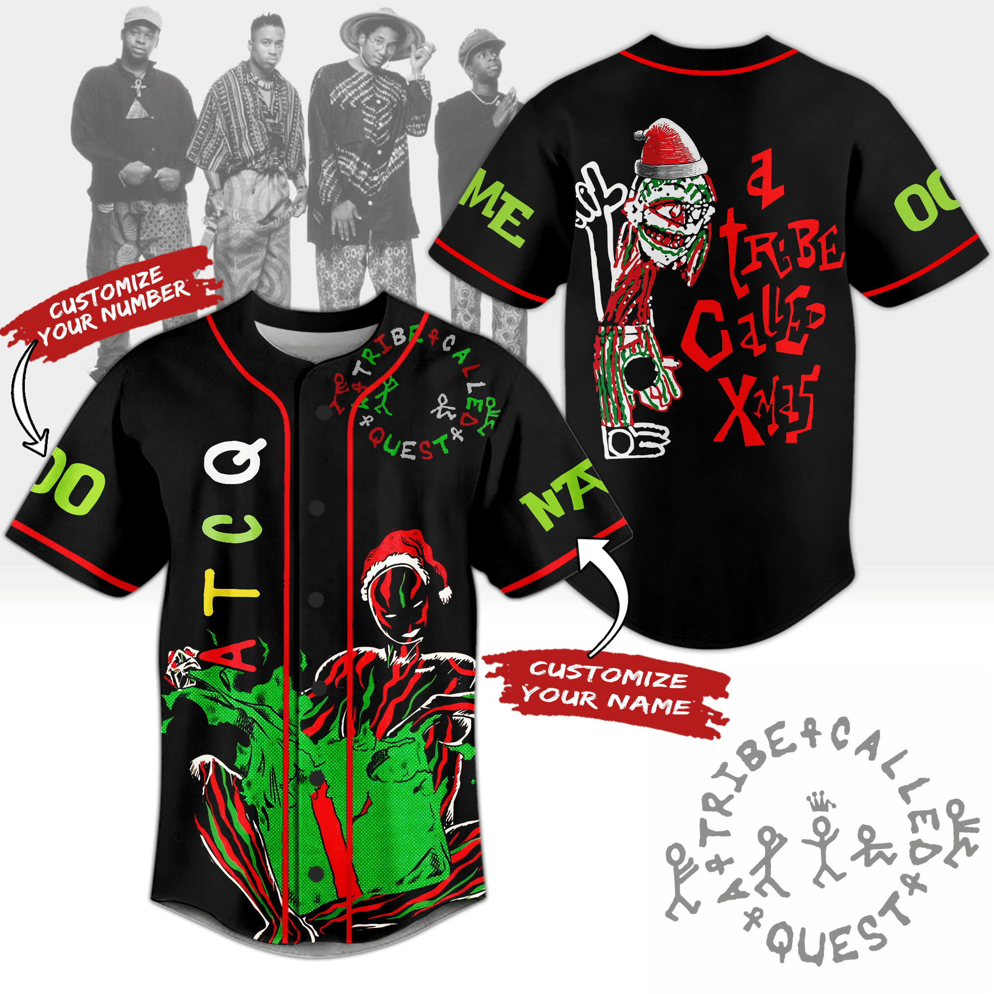 A Tribe Called Quest Baseball Jersey For Men Women And Kids Gift
