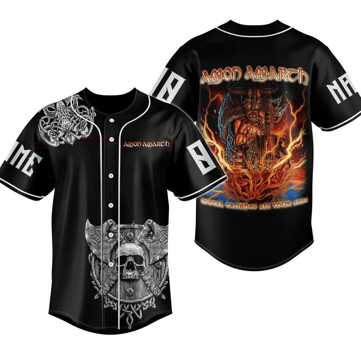 Amon Amarth Baseball Jersey For Men Women And Kids Gift