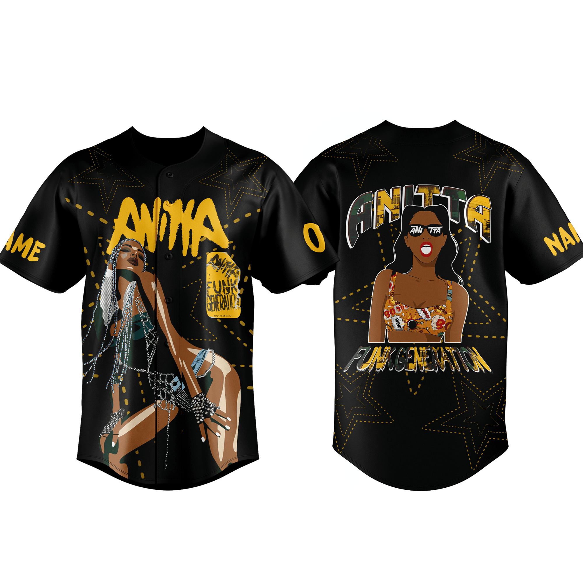 Anitta Baseball Jersey For Men Women And Kids Gift