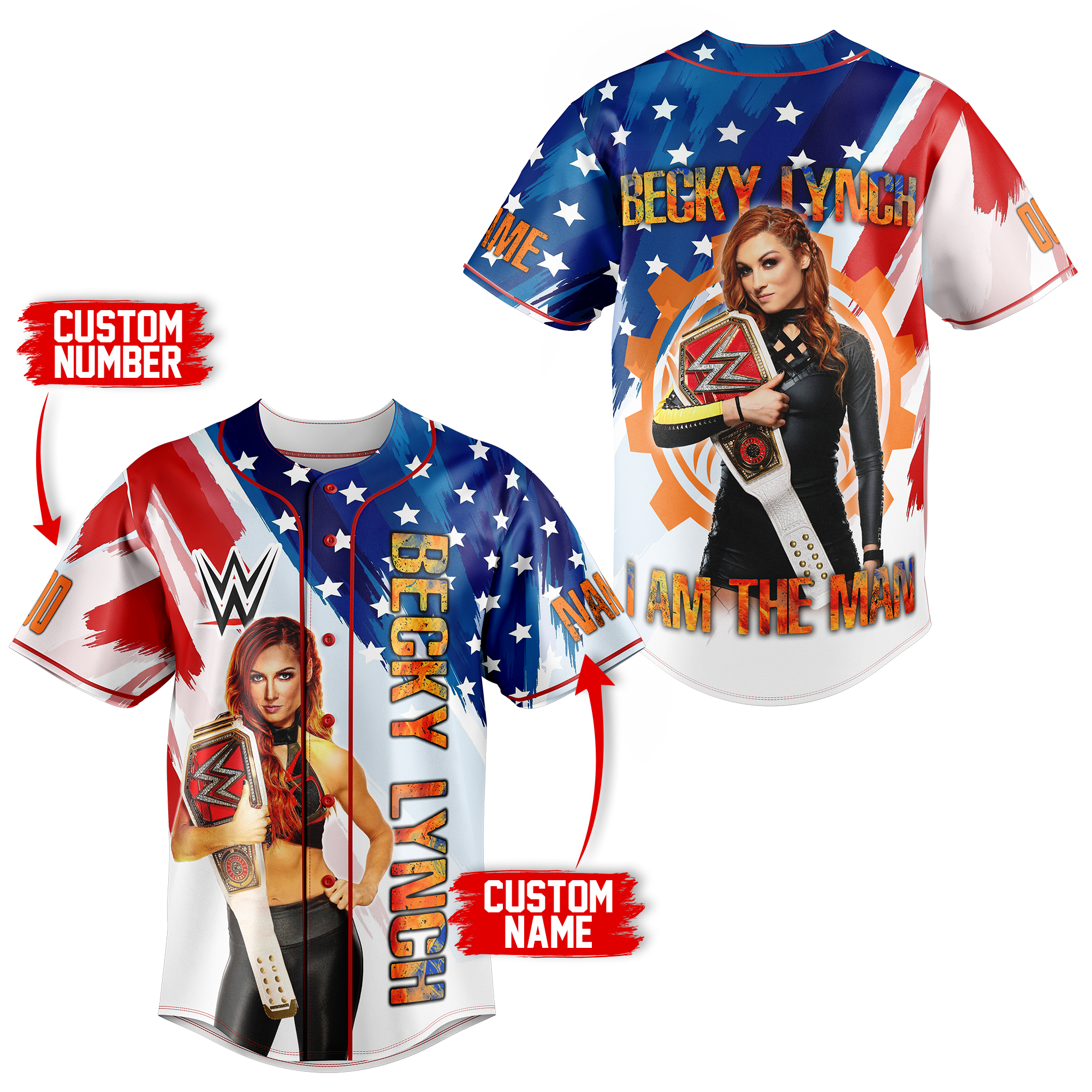 Becky Lynch Baseball Jersey For Men Women And Kids Gift