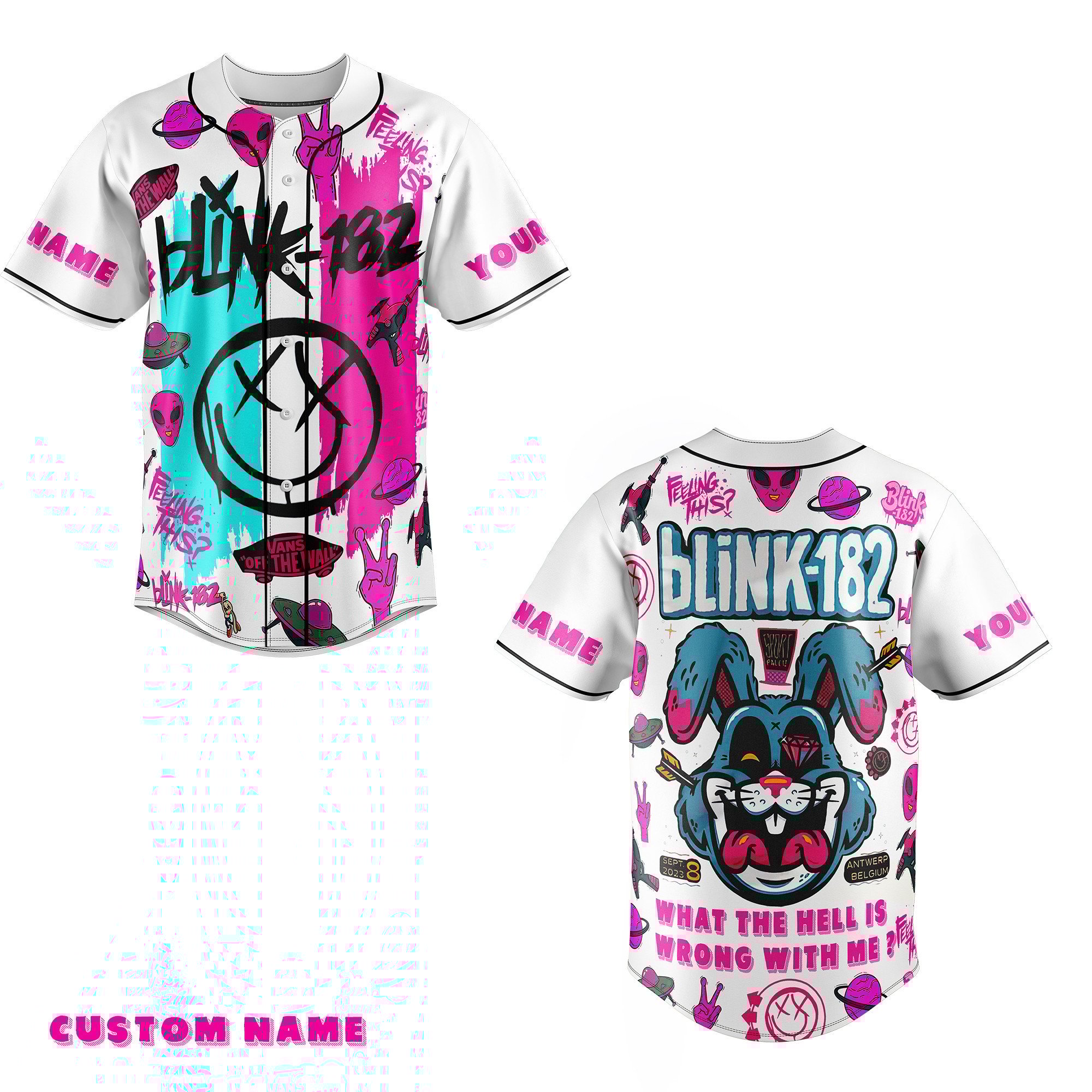 Blink Gift Baseball Jersey For Men Women And Kids Gift