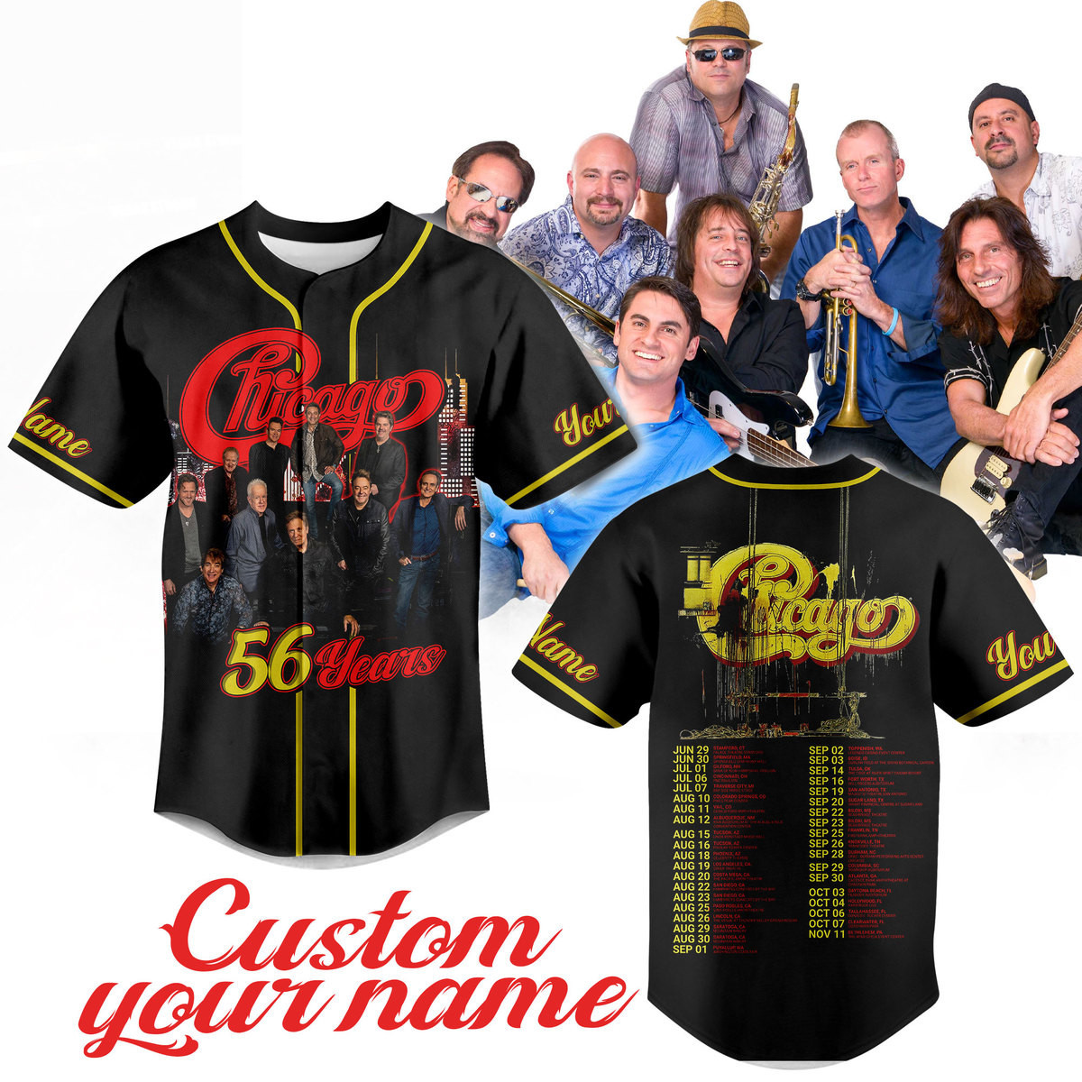 Chicago Gift Years Baseball Jersey For Men Women And Kids Gift