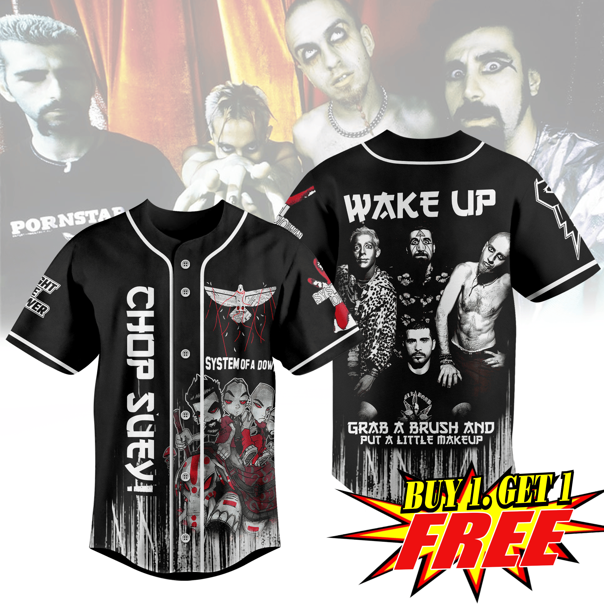 Chop Suey Baseball Jersey For Men Women And Kids Gift