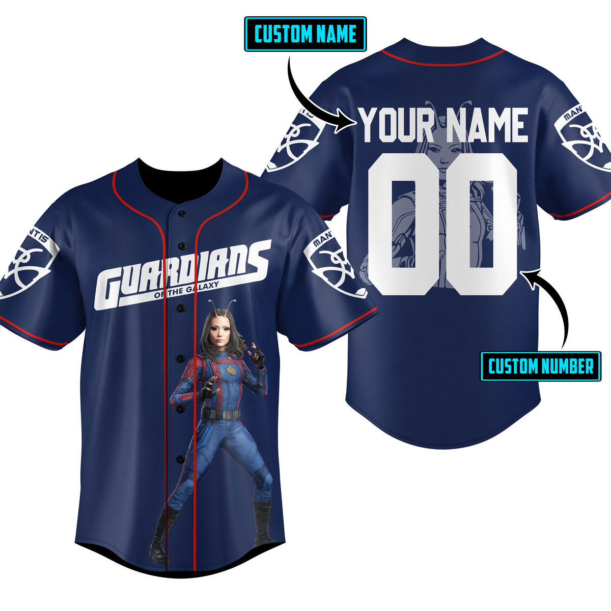 Guardians of the Galaxy Baseball Jersey For Men Women And Kids Gift