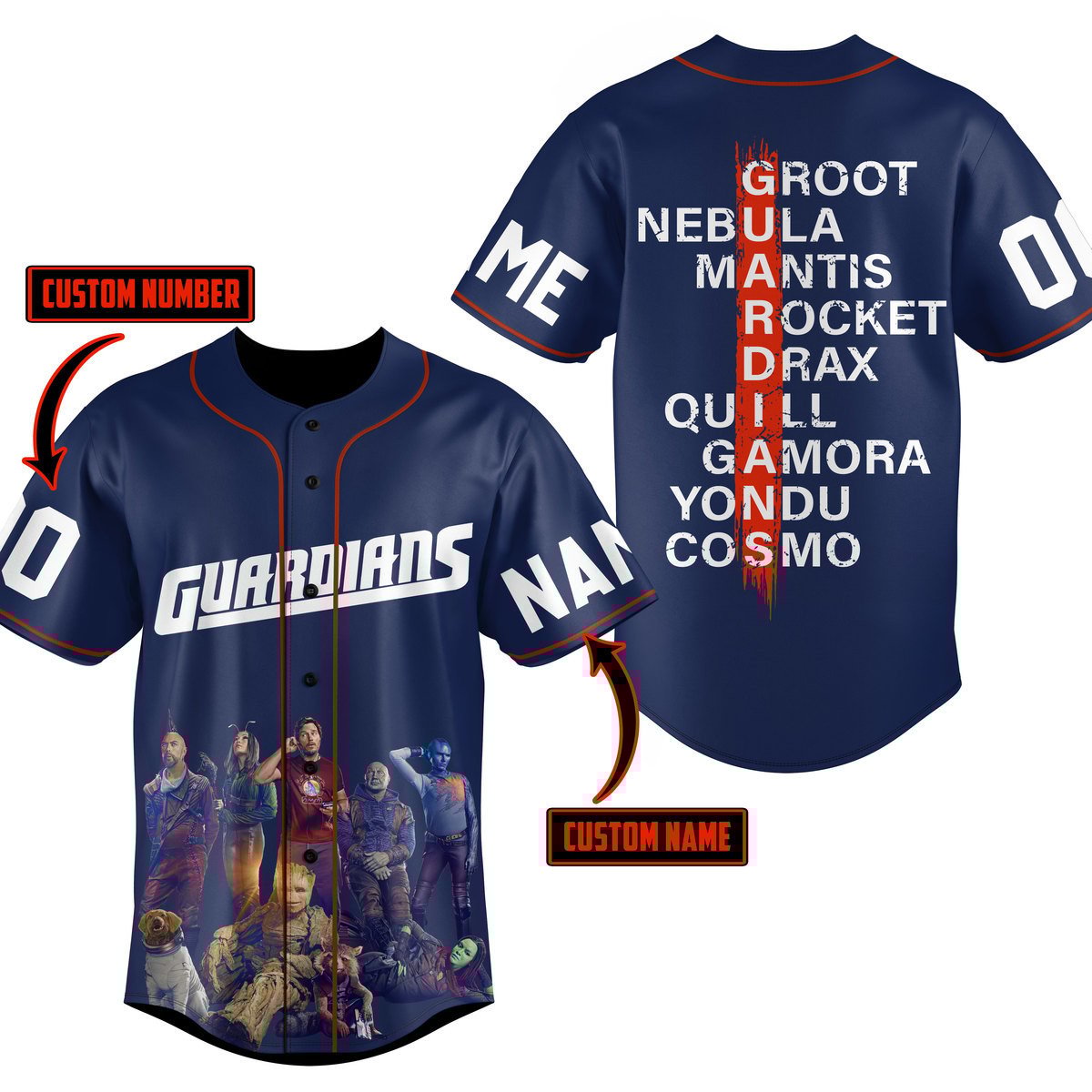 Groot Guardians Baseball Jersey For Men Women And Kids Gift
