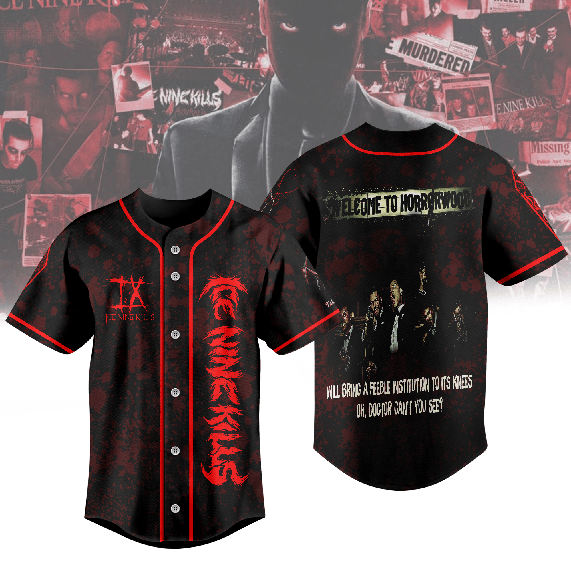 Ice Nine Kills Baseball Jersey For Men Women And Kids Gift