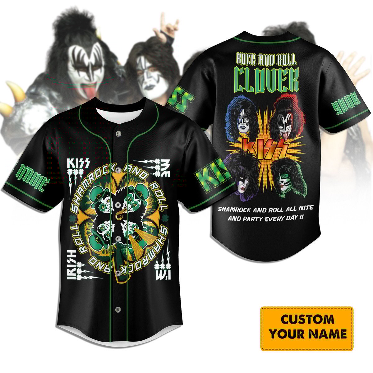 Kiss Baseball Jersey For Men Women And Kids Gift
