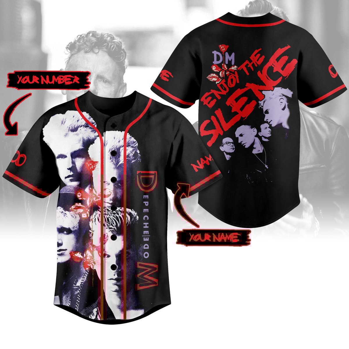 Depeche Mode Baseball Jersey For Men Women And Kids Gift