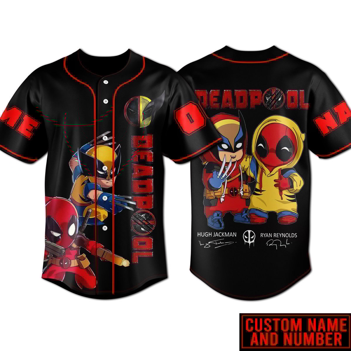 Deadpool Baseball Jersey For Men Women And Kids Gift