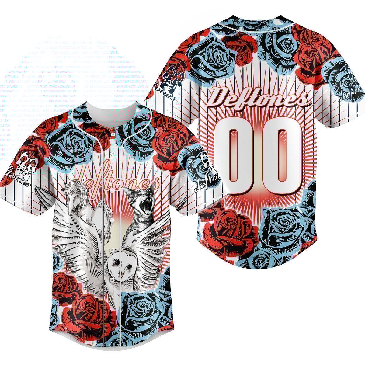 Deftones Baseball Jersey For Men Women And Kids Gift