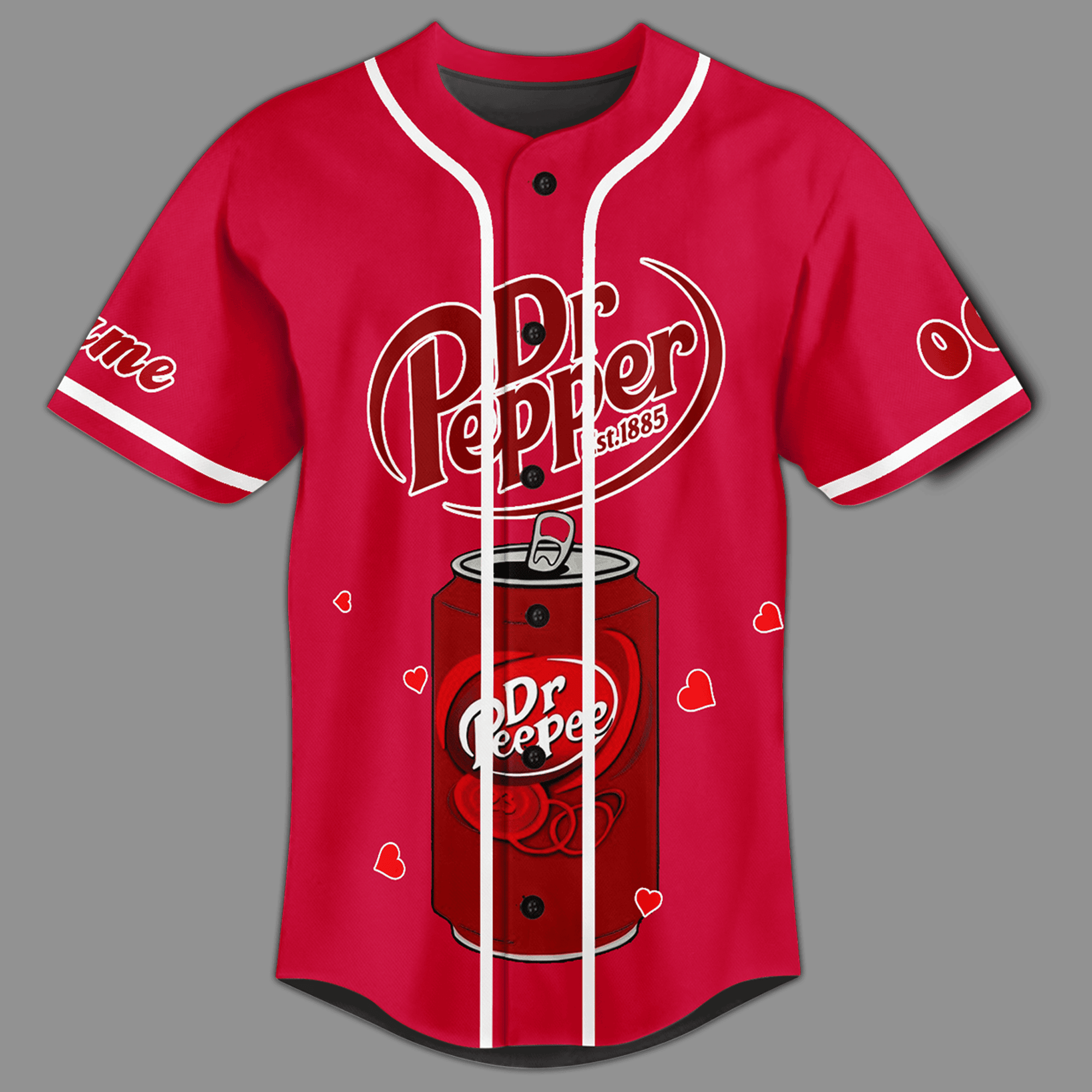 Dr Pepper Baseball Jersey For Men Women And Kids Gift Dr Pepper Baseball Jersey For Men Women And Kids Gift