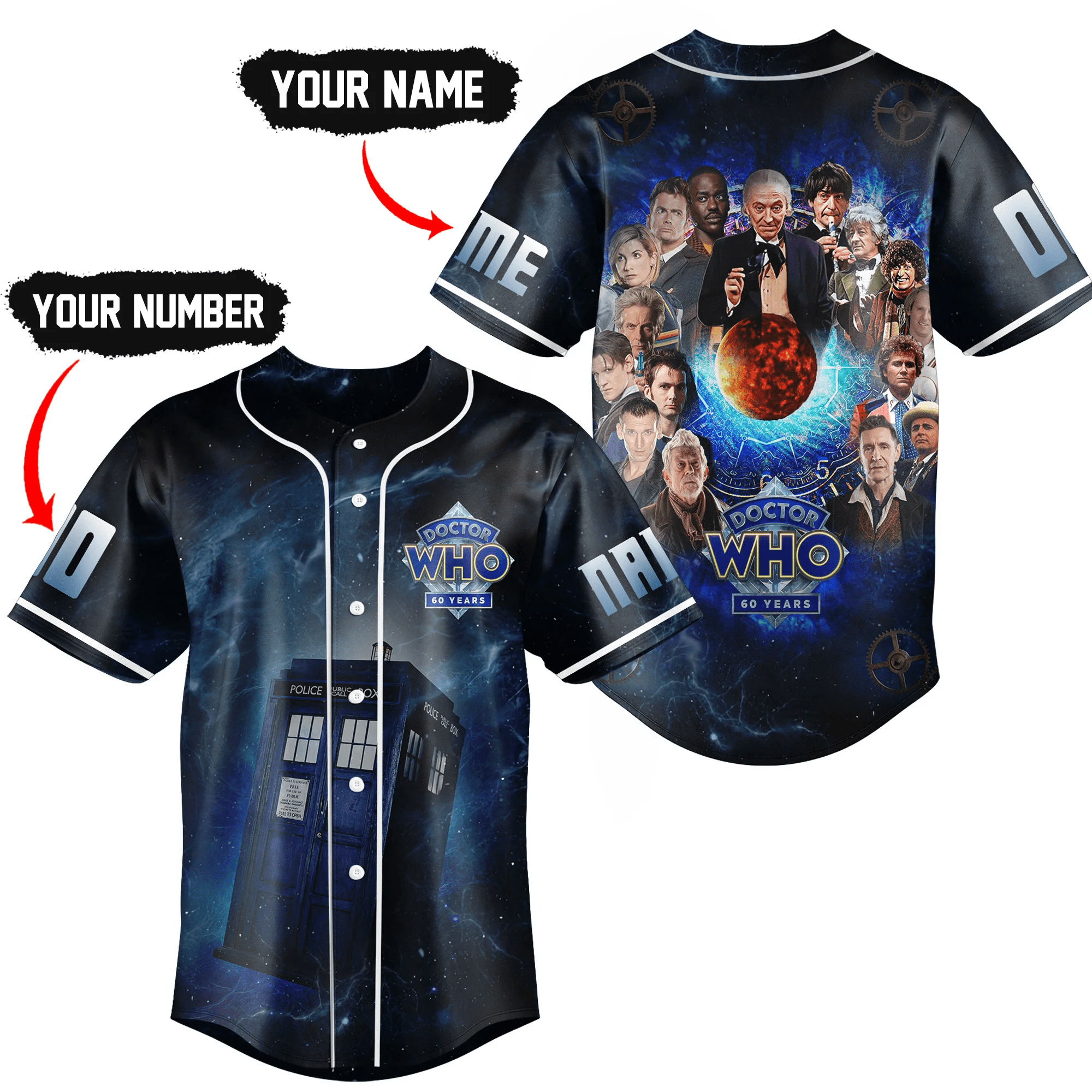 Doctor Who Baseball Jersey For Men Women And Kids Gift