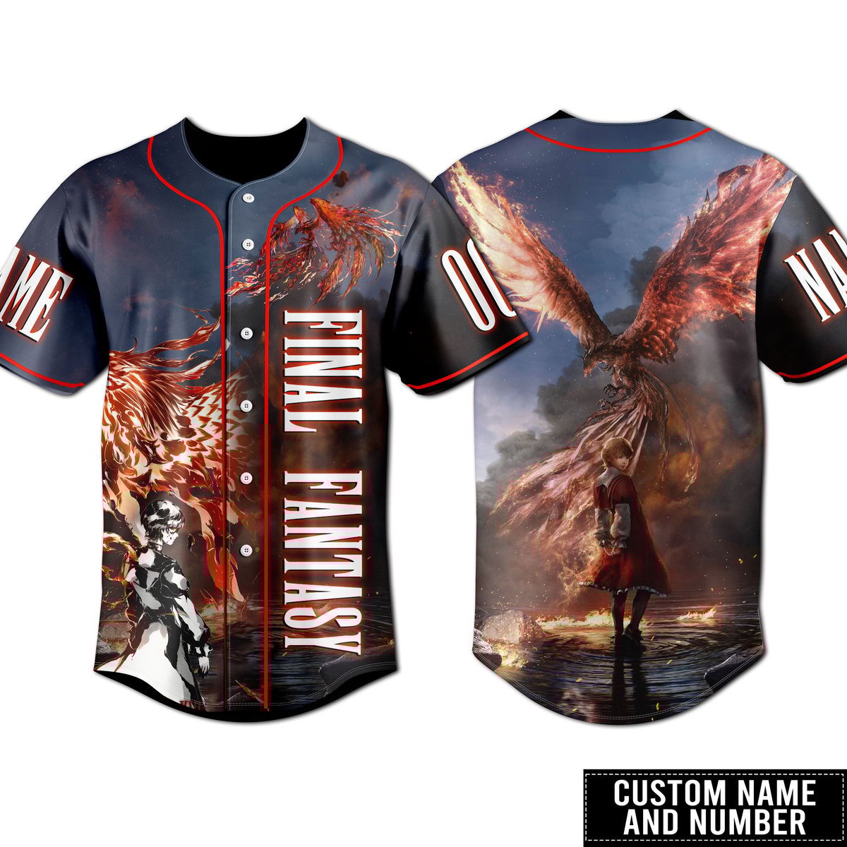 Final Fantasy Baseball Jersey For Men Women And Kids Gift
