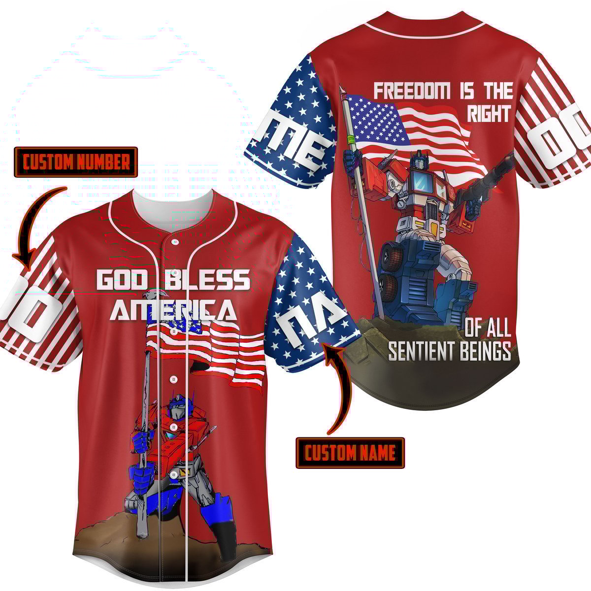 God Bless Baseball Jersey For Men Women And Kids Gift