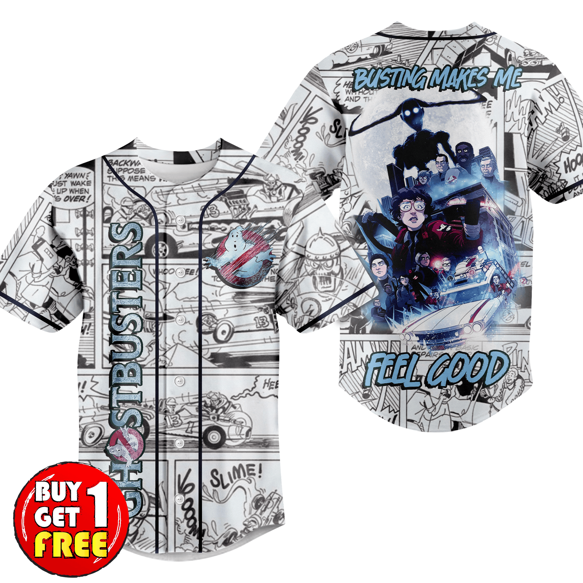 Ghostbusters Frozen Empire Baseball Jersey For Men Women And Kids Gift