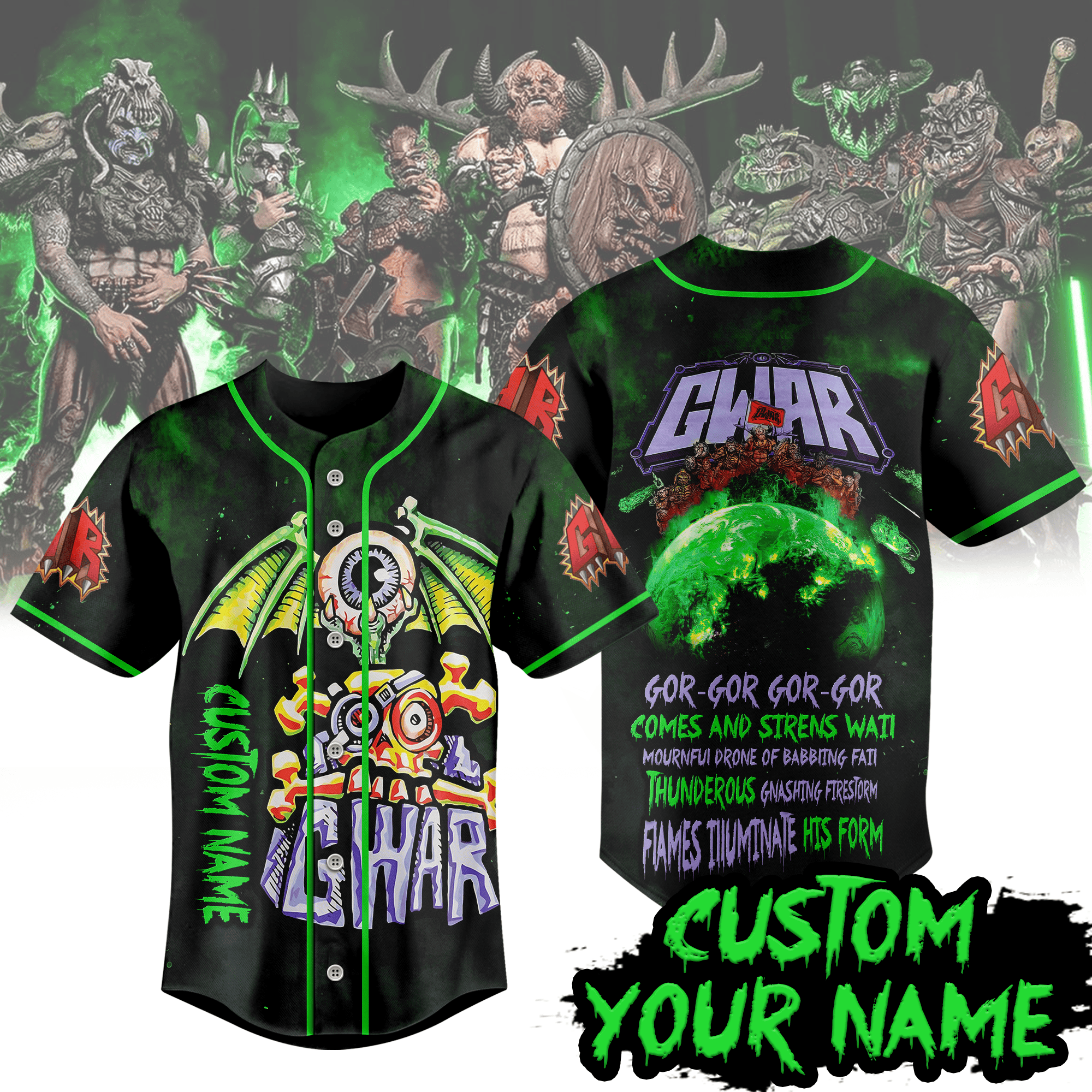 Gor Gor Gwar Baseball Jersey For Men Women And Kids Gift