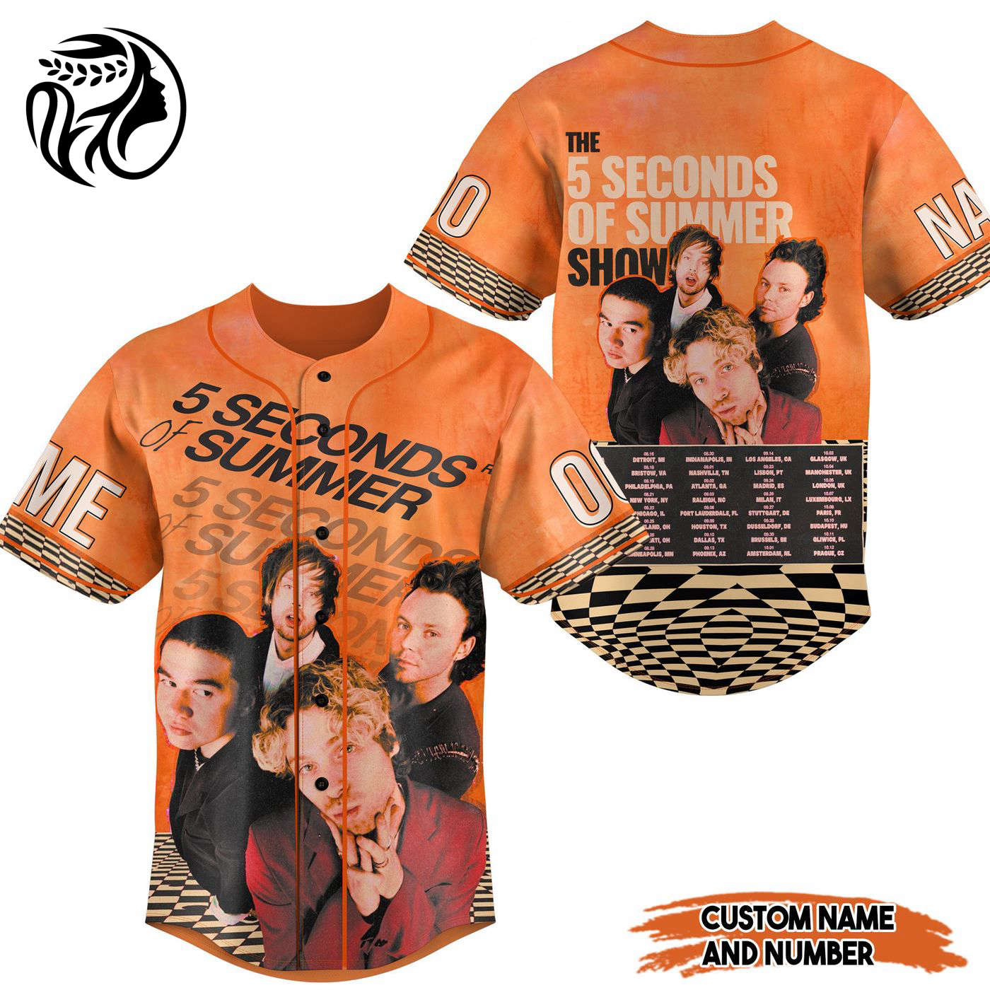 Gift Seconds of Summer Baseball Jersey For Men Women And Kids Gift