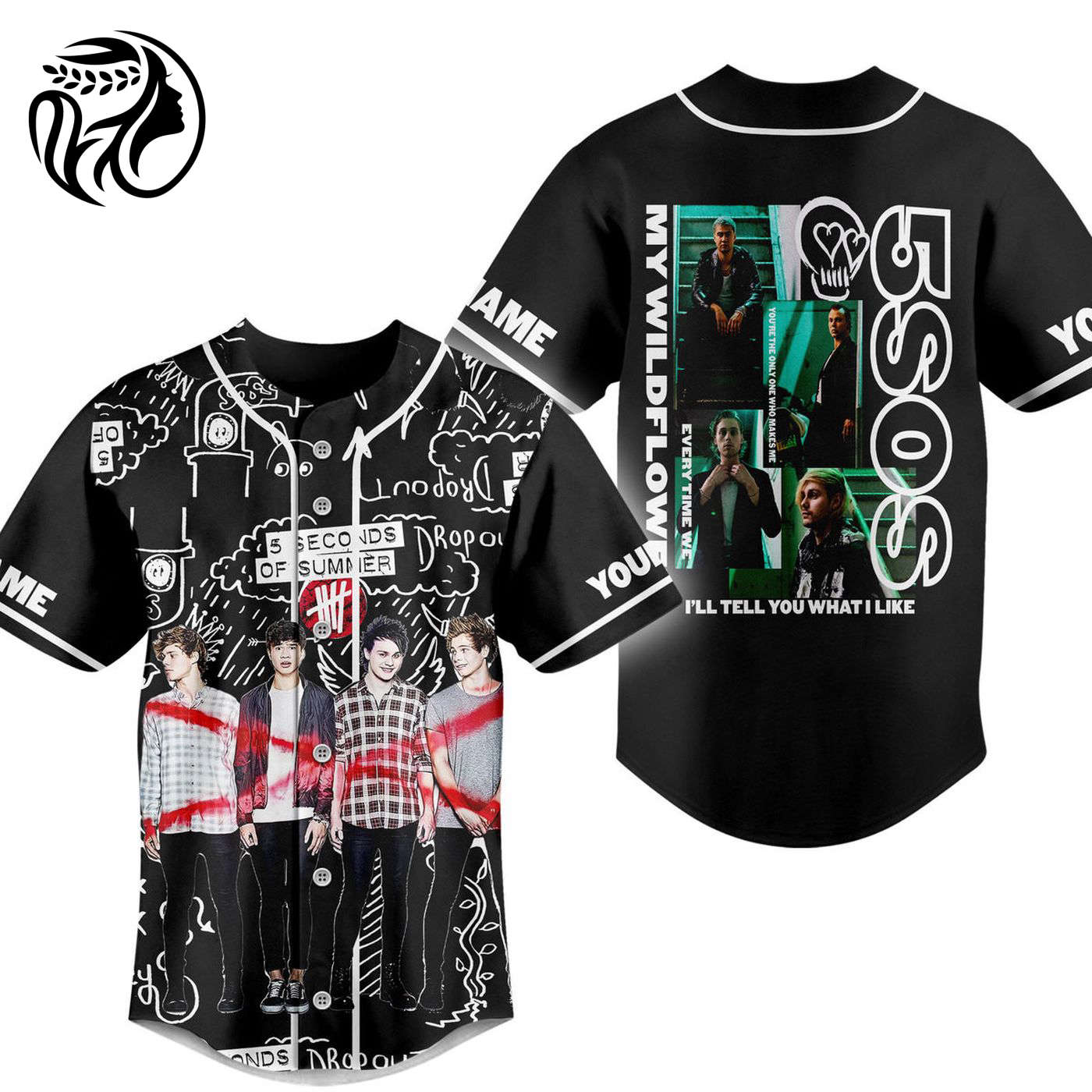 Gift Seconds Of Summer Baseball Jersey For Men Women And Kids Gift