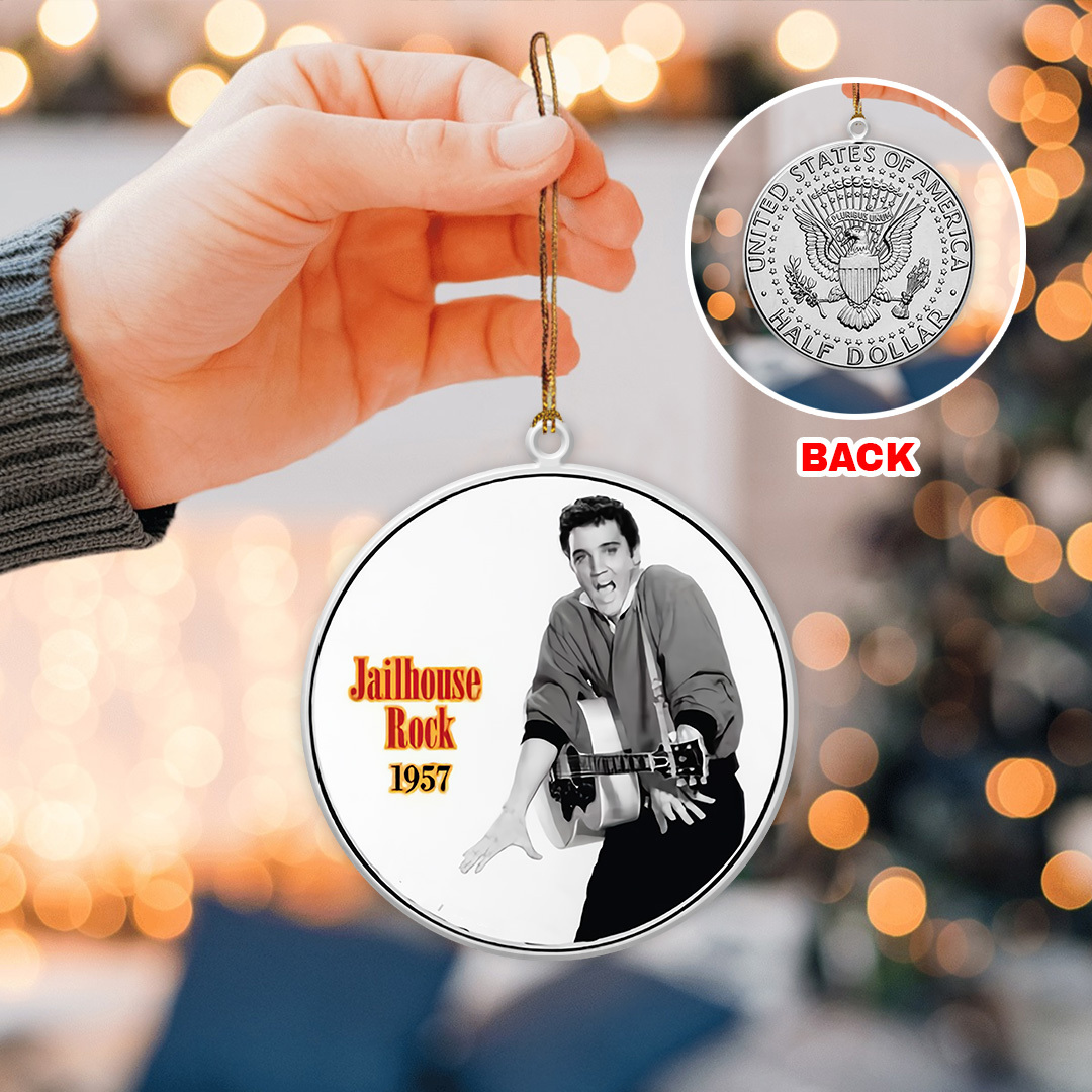 Elvis Presley 2-Side Printed Acrylic Ornament.4
