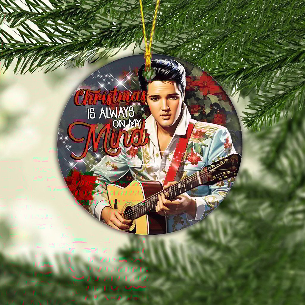 Elvis Presley 2-Side Printed Acrylic Ornament