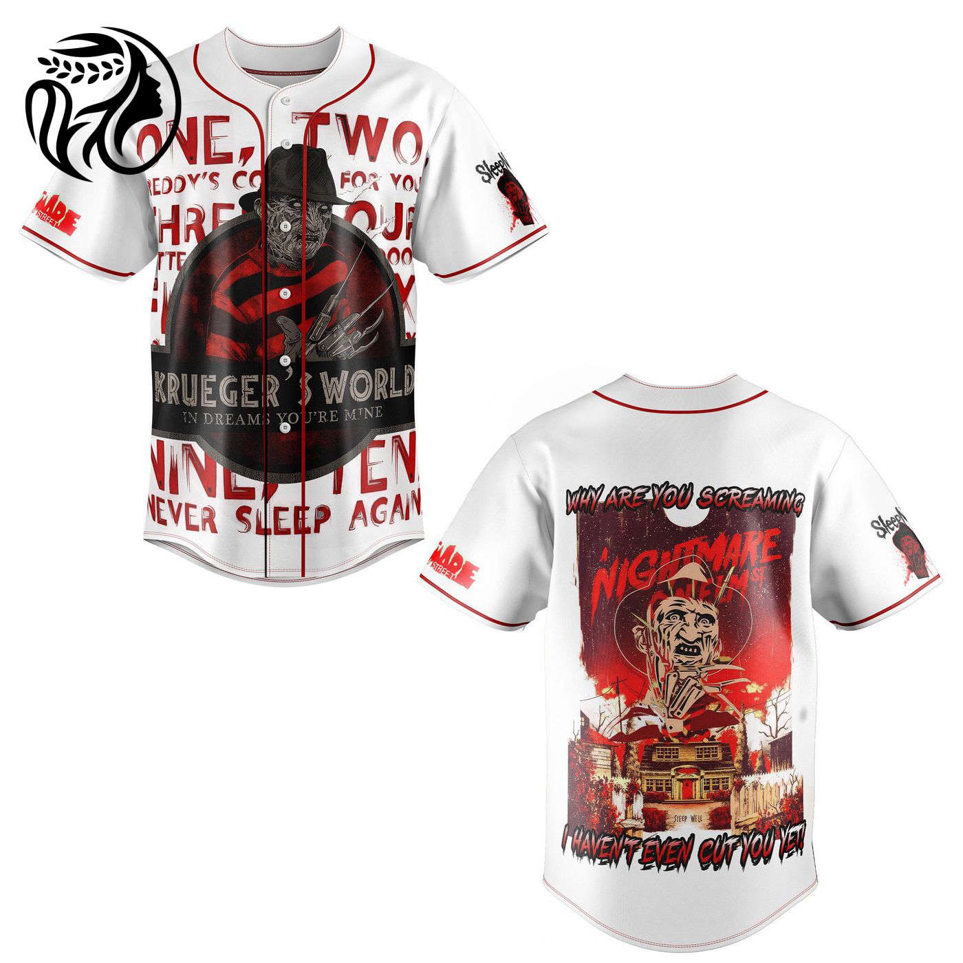 A Nightmare on Elm Street Baseball Jersey For Men Women And Kids Gift