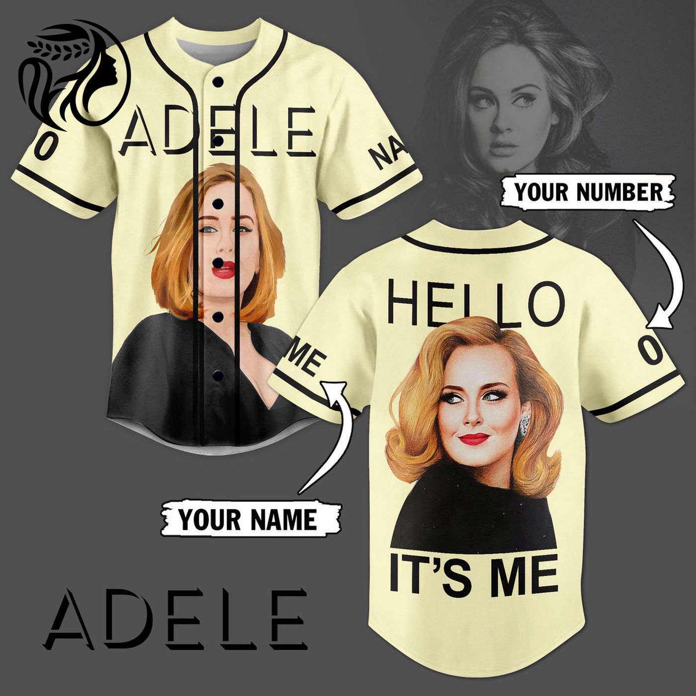 Adele Baseball Jersey For Men Women And Kids Gift