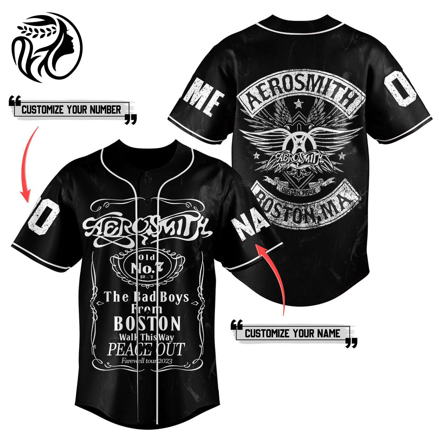 Aerosmith Baseball Jersey For Men Women And Kids Gift