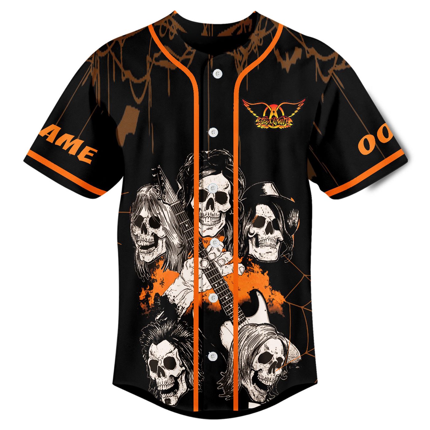 Aerosmith Rock Baseball Jersey For Men Women And Kids Gift