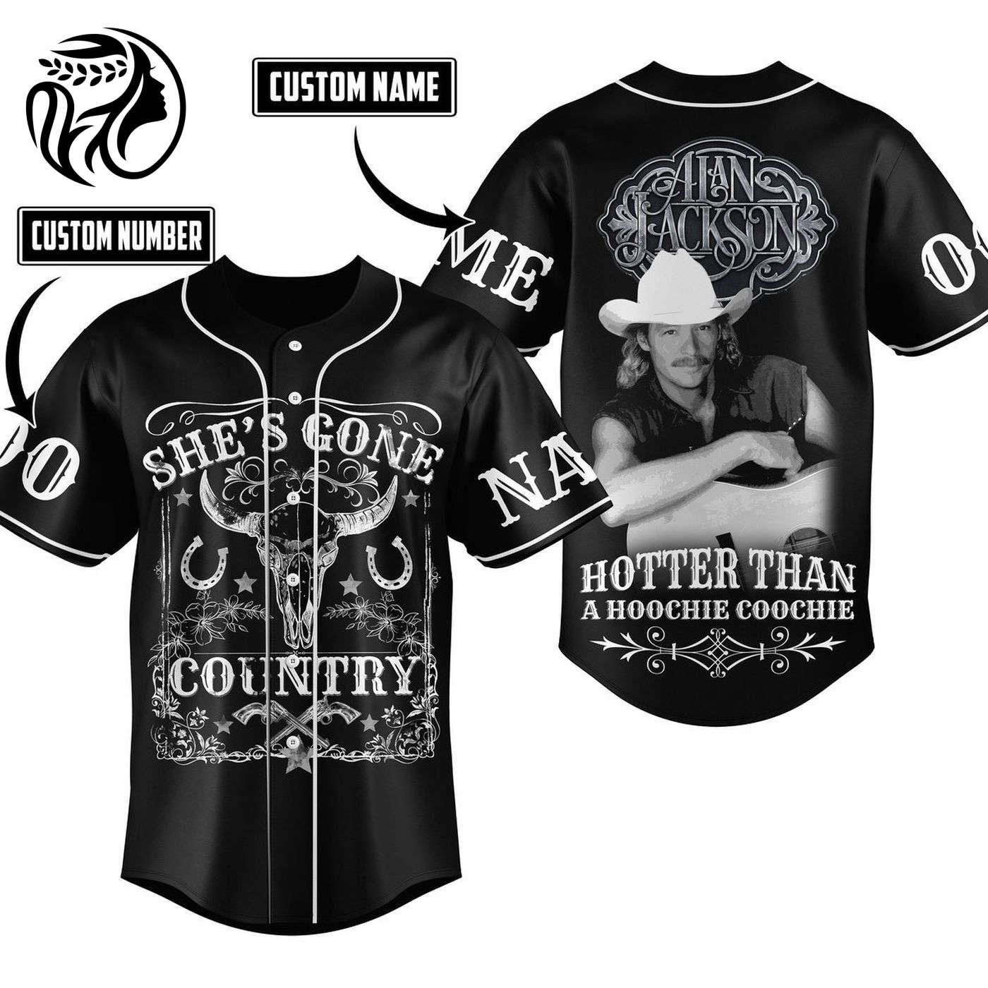Alan Jackson Baseball Jersey For Men Women And Kids Gift